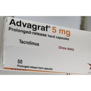 ADVAGRAF 5 MG (TACROLIMUS 1MG) H/ 50 VIÊN ( CHỐNG THẢI GHÉP)
