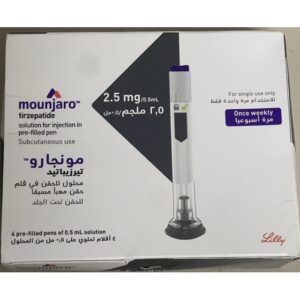 MOUNJARO 2,5 MG/0.5ML H/4 BÚT (ĐÁI THÁO ĐƯỜNG TÝP 2 TIÊM MỖI TUẦN MỘT LẦN)