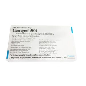 CHORAGON 5000IU INJ. B/3 VIALS