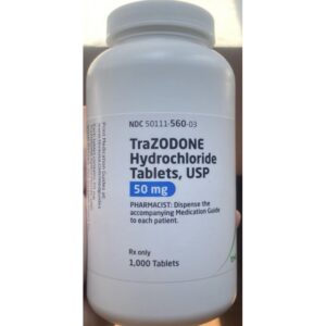 TRAZODONE 50MG CHAI 1000 VIÊN (THUỐC CHỐNG TRẦM CẢM)
