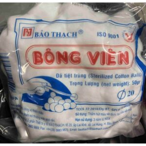 BÔNG GÒN VIÊN BẢO THẠCH TIỆT TRÙNG GÓI 50g