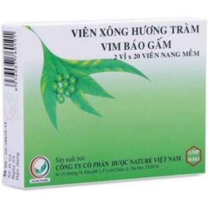VIÊN XÔNG HƯƠNG TRÀM VIM BÁO GẤM H/40 viên - Xông hơi trị cảm, ho