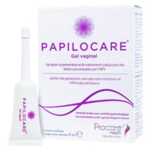 PAPILOCARE VAGINAL GEL H/21 ông 5ml - Gel phụ khoa hỗ trợ đào thải virus HPV
