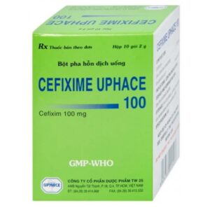 Thuốc Cefixime Uphace 100mg H/10 gói 2g (hỗ trợ điều trị nhiễm khuẩn )