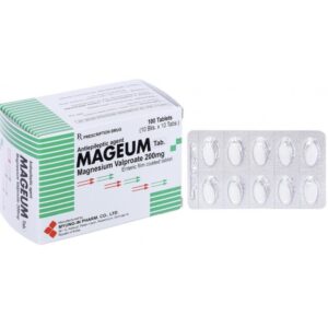Mageum 200mg H/100 viên ( THUỐC TRỊ ĐỘNG KINH)