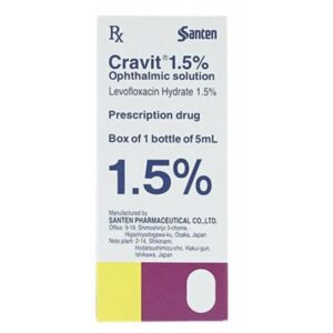 CRAVIT 1,5 OPHTHALMIC SOL 5ML ( LEVOFLOXACIN)