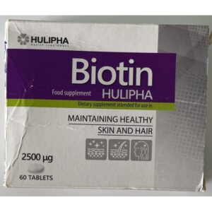 BIOTIN Hulipha 2500mcg H/60 viên uống