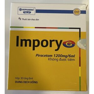 Impory G 1200mg/6ml ( dạng uống) H/30 ống Trị suy giảm trí nhớ, sa sút trí tuệ