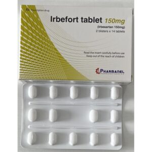 Irbefort tablet 150mg H/28 viên (trị tăng huyết áp động mạch vô căn)