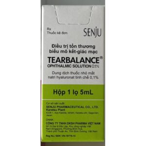 Tearbalance 0.1% chai 5ml trị giảm tiết nước mắt, chấn thương mắt