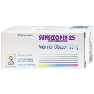 Sunsizopin 25mg H/50 viên (điều trị chứng tâm thần phân liệt)