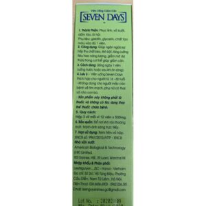 Viên uống giảm cân Senven Days H/36 viên