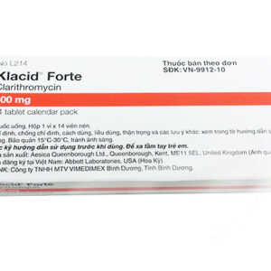 KLACID FORTE 500MG H/14 viên