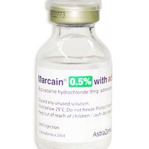 MARCAIN 0.5% 20ML H/5 lo