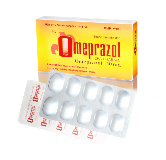 OMEPRAZOL 20MG DHG - HỘP