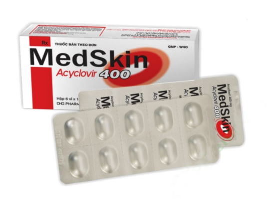MEDSKIN ACYCLOVIR 400mg H/60 viên