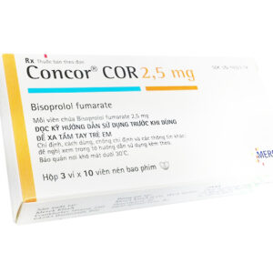 CONCOR COR 2.5MG H/30 v