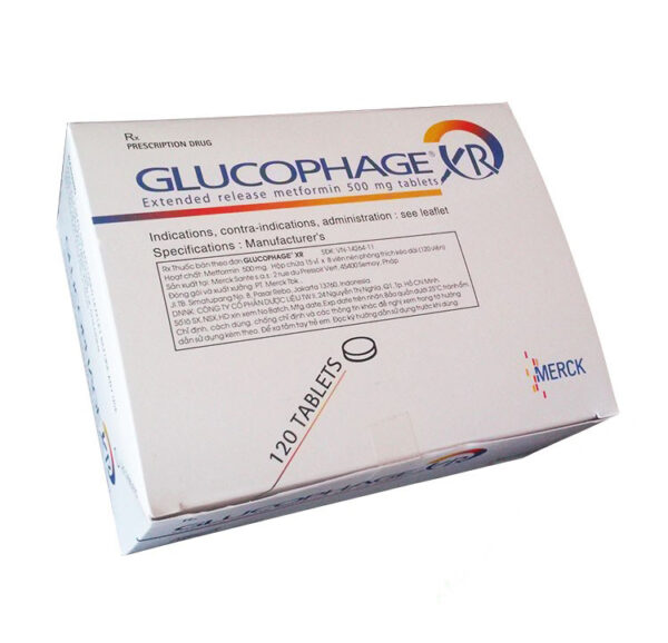 GLUCOPHAGE XR 500MG H/120 viên