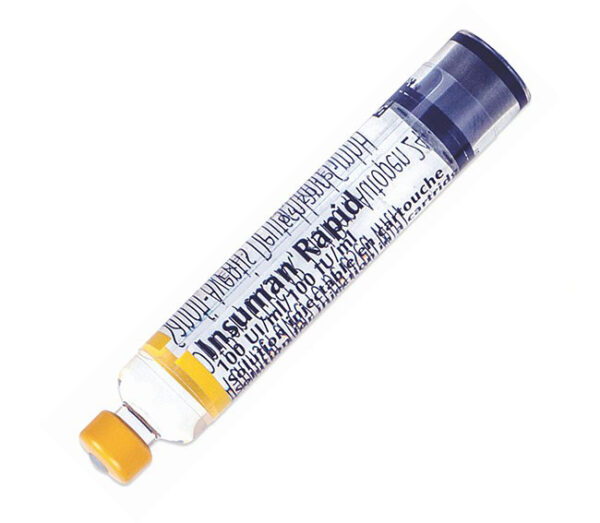 INSUMAN RAPID 100IU/ML 5ML