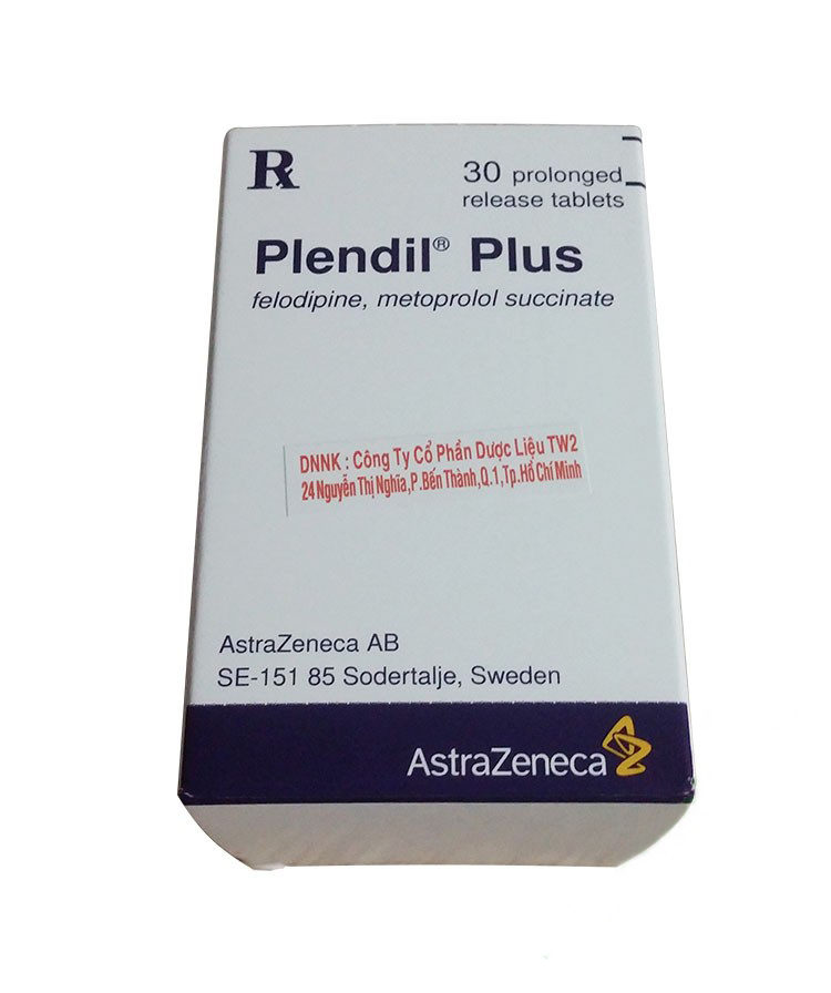 PLENDIL PLUS H/30 viên (điều trị tăng huyết áp, đau thắt ngực