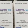 Nuceftri-1000 H/10 lọ ( Ceftriaxon Ấn Độ)