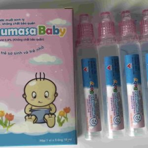 Q Mumasa Baby 0,9% Nước Muối Sinh Lý Vô Khuẩn (H/ 5 Ống 10ml)