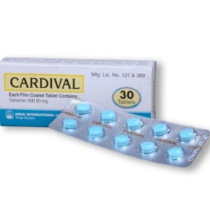 Cardival 80mg H/30 viên ( Ðiều trị tăng huyết áp)