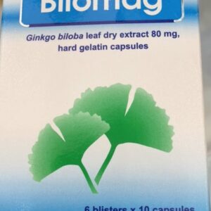 Bilomag 80mg 60 viên ( tăng cường tuần hoàn não)