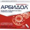 Abidol 200mg ( ngừa màu đỏ) H/10 viên