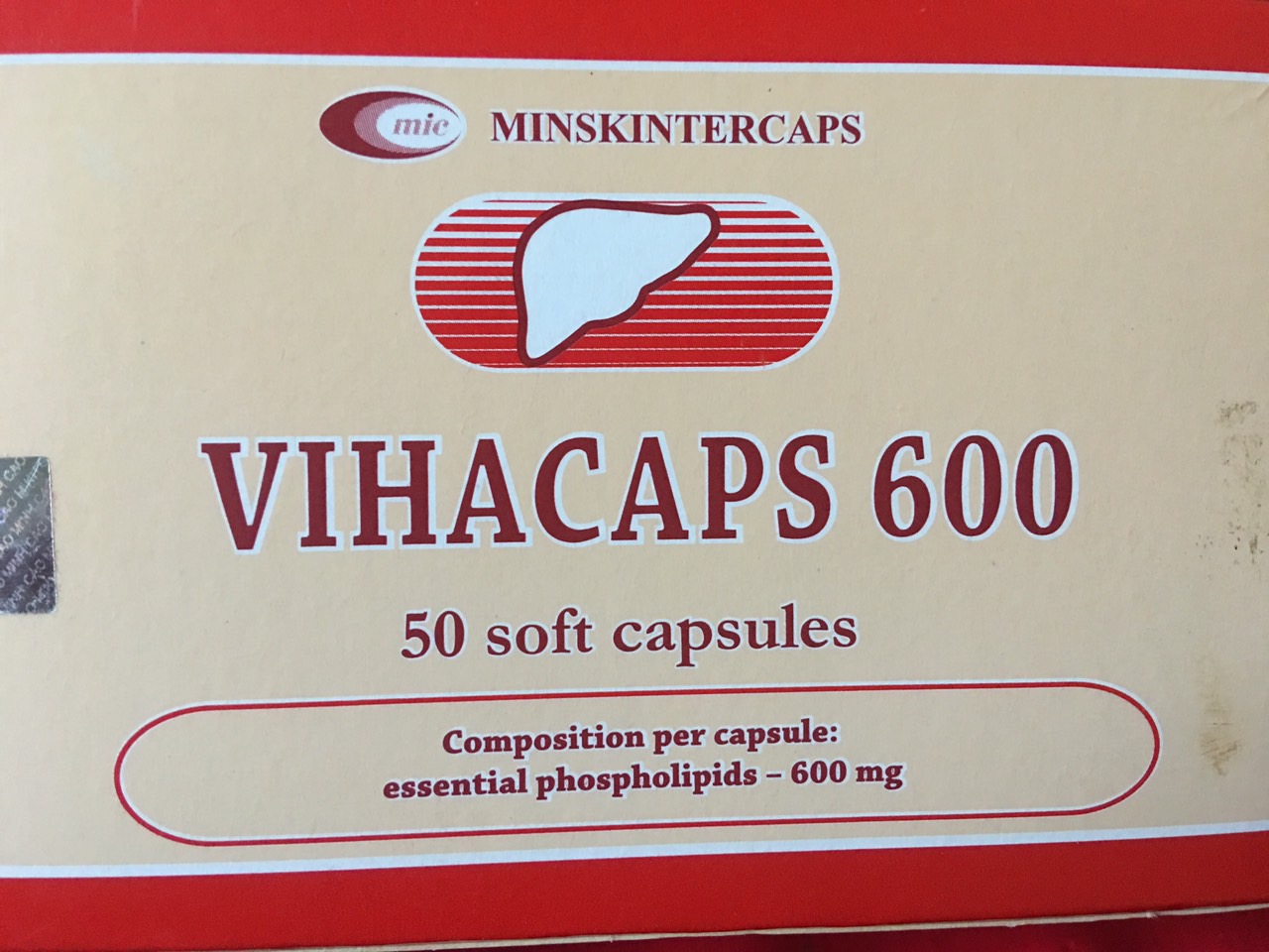 Vihacaps 600 H/50 viên (hỗ trợ trị các bệnh lý về gan)