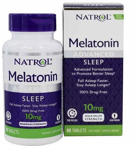 Melatonin 10mg Natrol H/ 60 viên