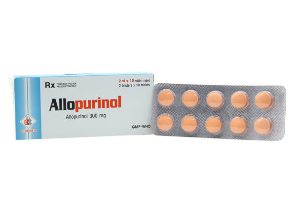 Allopurinol 300mg H/20 viên DMC