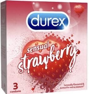 BAO CAO SU DUREX Sensual Strawberry H/3 cái