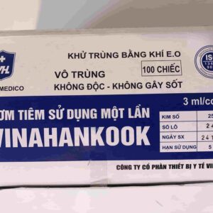 Bơm tiêm 3 cc 25 H/100 cây