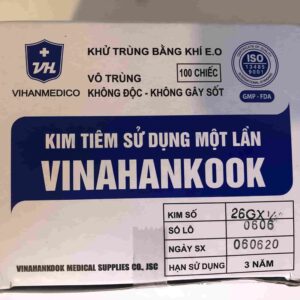 Kim tiêm 26G H/100 cây (đầu kim rút thuốc)