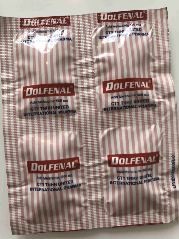 Dolfenal 500 mg H/100 viên giảm đau giống Ponstan