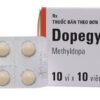Dopegyt 250mg hộp 100 viên( Thuốc trị cao huyết áp Methyldopa 250mg)