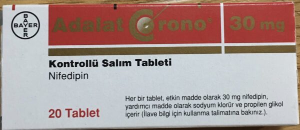 Adalat Crono 30mg H/20 viên
