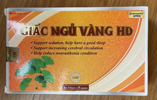 GIẤC NGỦ VÀNG HD H/30 viên