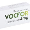 Vocfor 4mg (Lornoxicam 4mg) H/30 viên (giảm đau, kháng viêm xương khớp)