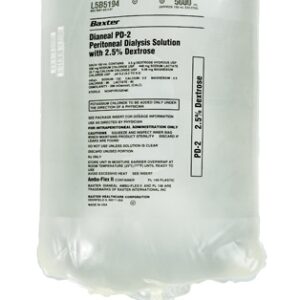 DIANEAL LOW CALCIUM (2.5% MEQ/L) 2.5% 5000 ML DUNG DICH THẨM PHÂN PHÚC MẠC LỌC THẬN