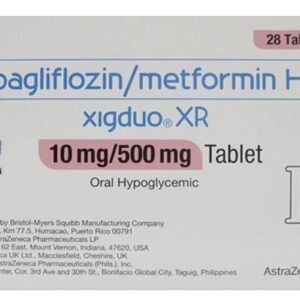 Xigduo XR 10mg/500 mg H/28 viên( Đái tháo đường týp 2 ở bệnh nhân ≥ 18t)