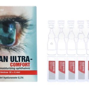 Gilan Ultra Comfort 0.3% hộp /30 ống ( nước mắt nhân tạo)