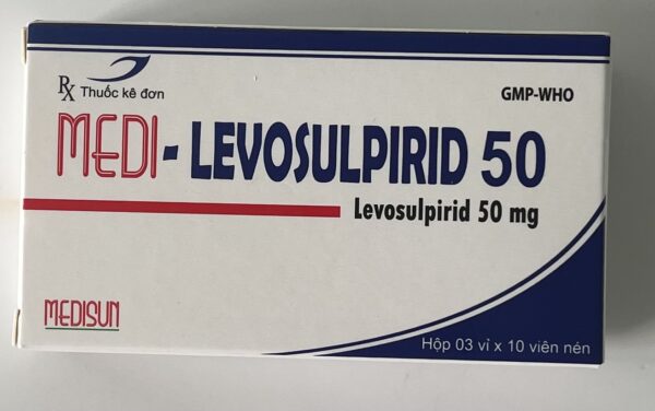 Medi-Levosulpirid 50 mg H/30 Viên (trị tâm thần phân liệt)