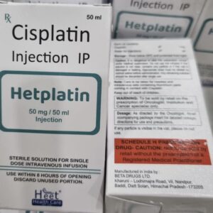 Hetplatin 50mg/50ml ( Cisplatin 50mg/50 ml) H/1 lọ