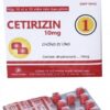 CETIRIZIN 10MG ĐỒNG NAI H/100 viên