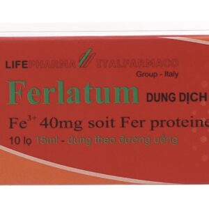 Ferlatum H/10 ống uống 15 ml ( bổ sung sắt)