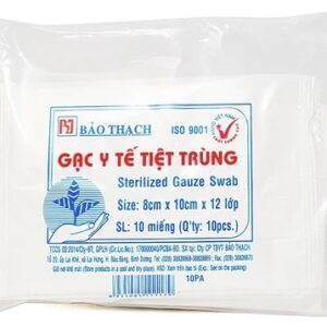 Gạc Y Tế Bảo Thạch Lớn 8Cm X 10Cm X 12 Lớp Bịch /10 gói