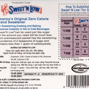 Sweetn Low H/100 Gói đường ăn kiêng