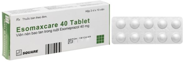 Esomaxcare 40 H/30 viên (trị trào ngược dạ dày, thực quản)